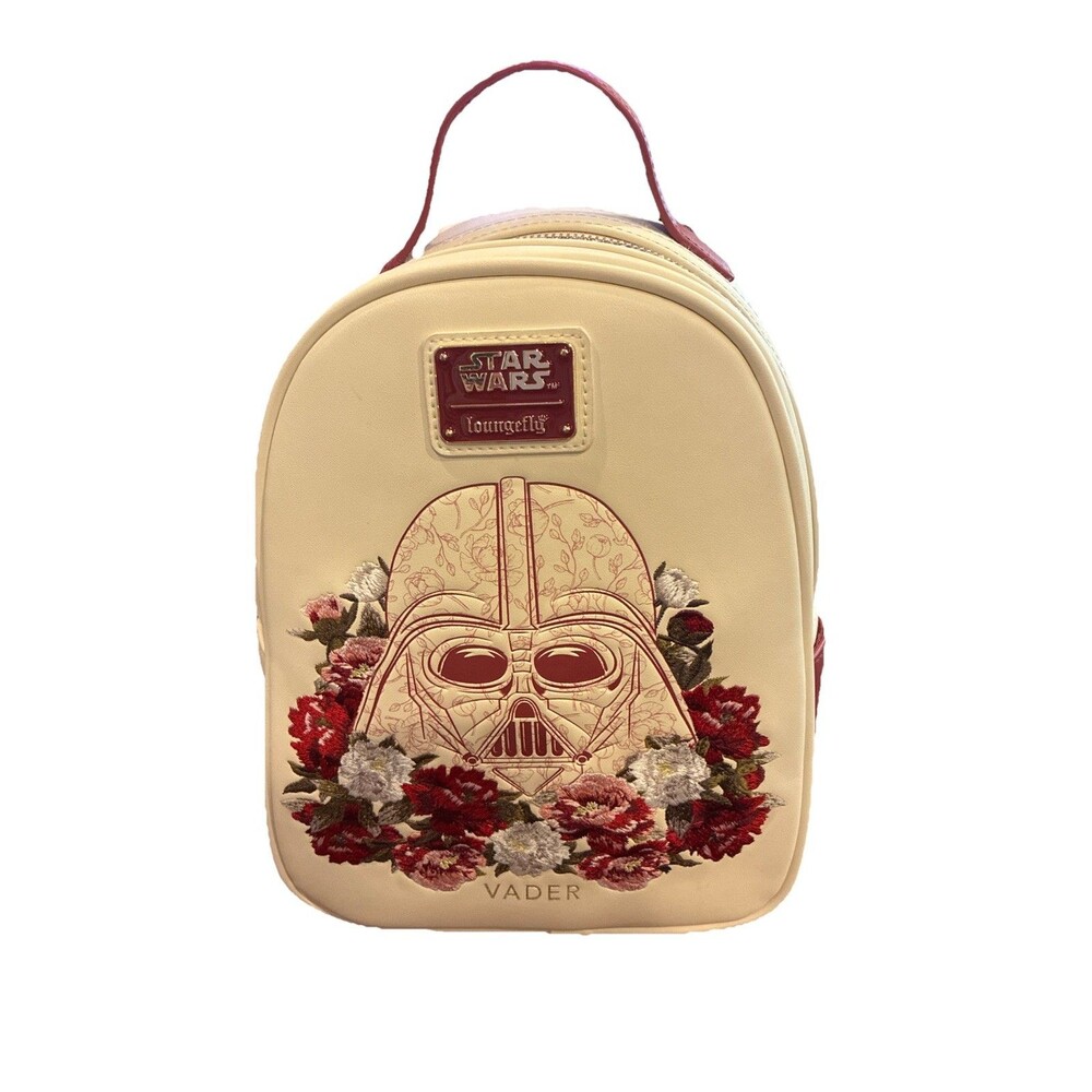 Loungefly Disney Star Wars Darth Vader Floral Embroidered Mini Backpack